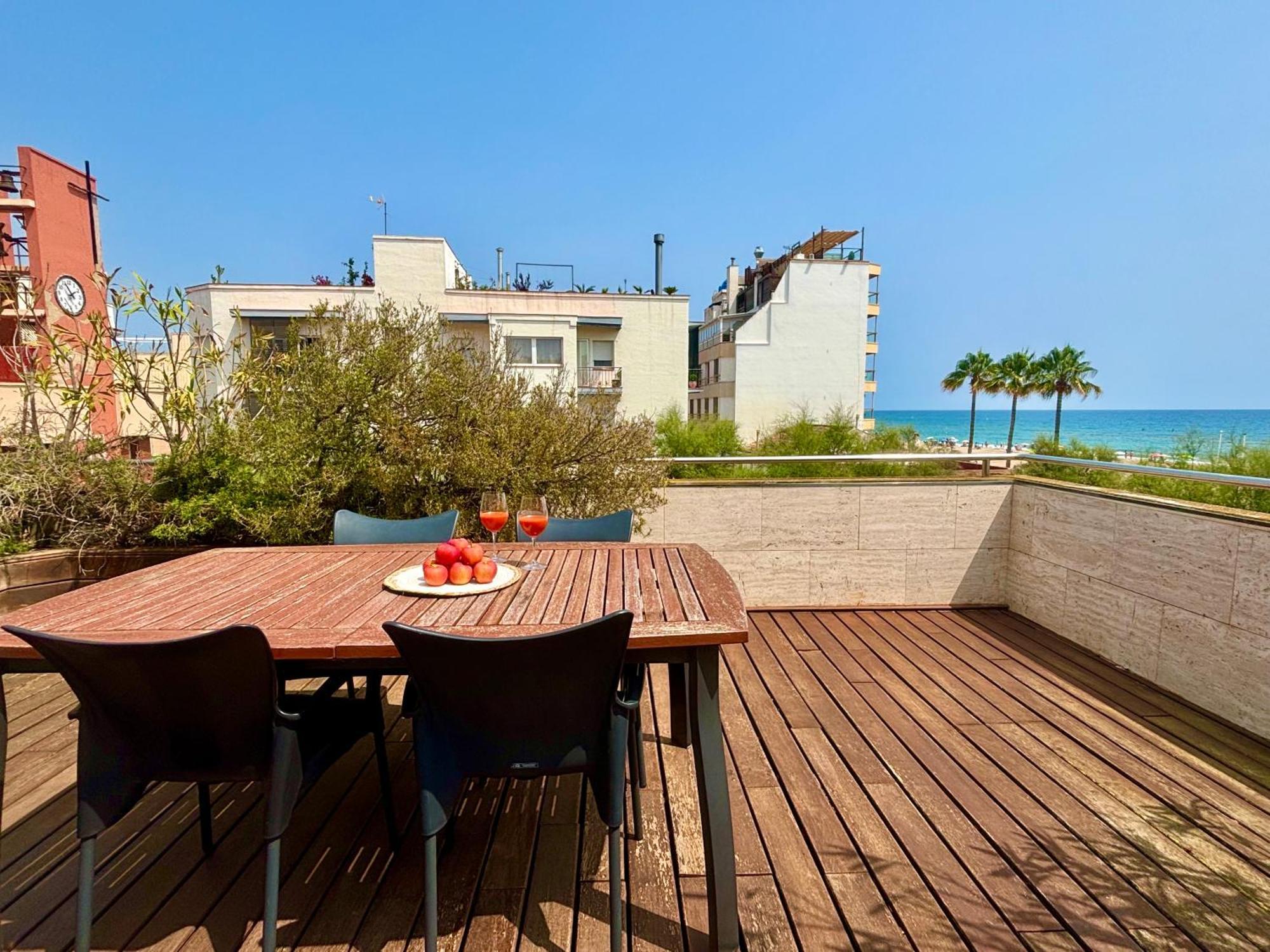 Apartmán Increible Casa Frente Al Mar , Planta Baja Torredembarra Exteriér fotografie